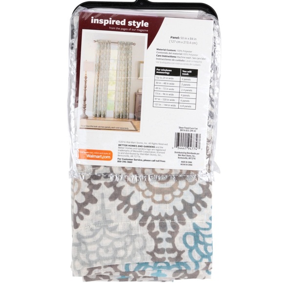 Two Panels of 84” Curtains - Picture 4 of 4